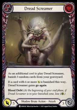 Dread Screamer (Yellow) (Normal) - Monarch - First (Common) [MON-F-MON142]