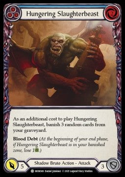 Hungering Slaughterbeast (Blue) (Normal) - Monarch - First (Common) [MON-F-MON149]