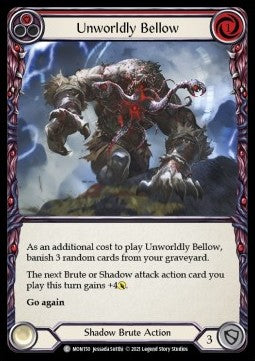 Unworldly Bellow (Red) (Normal) - Monarch - First (Common) [MON-F-MON150]
