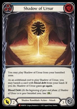 Shadow of Ursur (Rainbow Foil) - Monarch - First (Majestic) [MON-F-MON156]