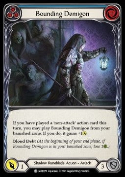 Bounding Demigon (Blue) (Normal) - Monarch - First (Common) [MON-F-MON170]