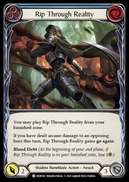 Rip Through Reality (Blue) (Normal) - Monarch - First (Common) [MON-F-MON182]