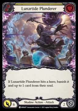 Lunartide Plunderer (Yellow) (Rainbow Foil) - Monarch - First (Common) [MON-F-MON207]