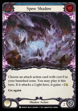 Spew Shadow (Blue) (Normal) - Monarch - First (Common) [MON-F-MON214]
