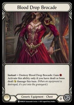 Blood Drop Brocade (Normal) - Monarch - First (Common) [MON-F-MON238]