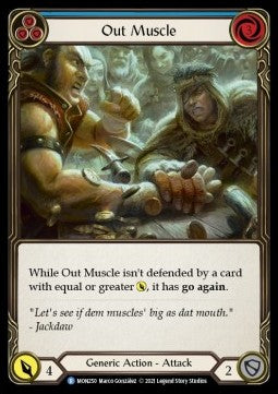 Out Muscle (Blue) (Normal) - Monarch - First (Rare) [MON-F-MON250]
