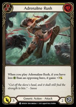 Adrenaline Rush (Yellow) (Normal) - Monarch - First (Common) [MON-F-MON264]
