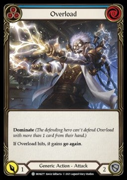 Overload (Blue) (Normal) - Monarch - First (Common) [MON-F-MON277]