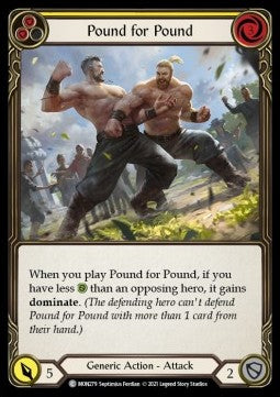 Pound for Pound (Yellow) (Normal) - Monarch - First (Common) [MON-F-MON279]