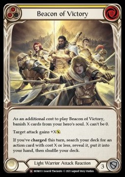 Beacon of Victory (Rainbow Foil) - Monarch - Unlimited (Majestic) [MON-U-MON033]