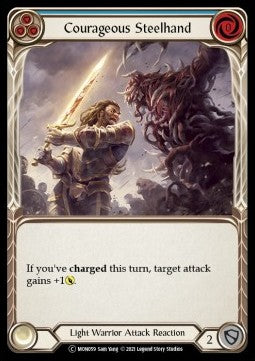 Courageous Steelhand (Blue) (Normal) - Monarch - Unlimited (Common) [MON-U-MON059]