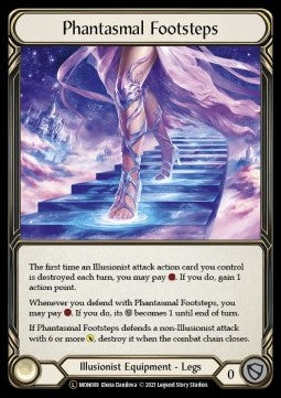 Phantasmal Footsteps (Rainbow Foil) - Monarch - Unlimited (Legendary) [MON-U-MON089]