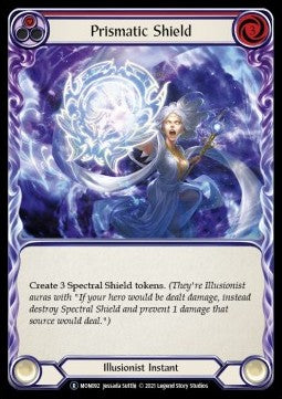 Prismatic Shield (Red) (Normal) - Monarch - Unlimited (Rare) [MON-U-MON092]