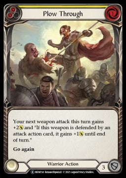 Plow Through (Yellow) (Normal) - Monarch - Unlimited (Rare) [MON-U-MON114]