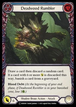 Deadwood Rumbler (Blue) (Normal) - Monarch - Unlimited (Common) [MON-U-MON140]