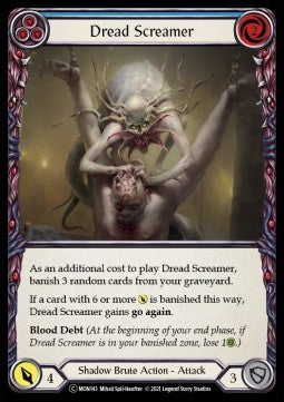 Dread Screamer (Blue) (Normal) - Monarch - Unlimited (Common) [MON-U-MON143]