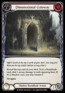 Dimenxxional Gateway (Red) (Normal) - Monarch - Unlimited (Rare) [MON-U-MON162]