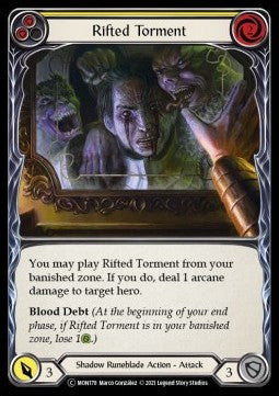 Rifted Torment (Yellow) (Normal) - Monarch - Unlimited (Common) [MON-U-MON178]