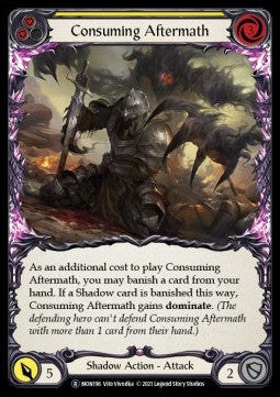 Consuming Aftermath (Yellow) (Normal) - Monarch - Unlimited (Rare) [MON-U-MON196]