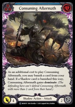Consuming Aftermath (Blue) (Normal) - Monarch - Unlimited (Rare) [MON-U-MON197]