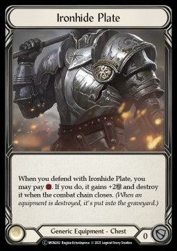 Ironhide Plate (Normal) - Monarch - Unlimited (Common) [MON-U-MON242]