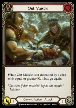 Out Muscle (Red) (Normal) - Monarch - Unlimited (Rare) [MON-U-MON248]