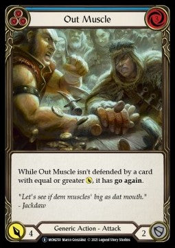 Out Muscle (Blue) (Normal) - Monarch - Unlimited (Rare) [MON-U-MON250]