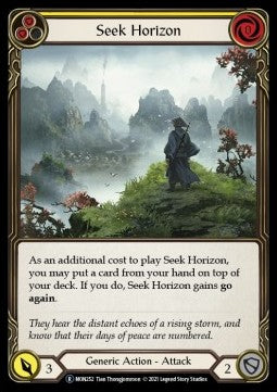 Seek Horizon (Yellow) (Normal) - Monarch - Unlimited (Rare) [MON-U-MON252]