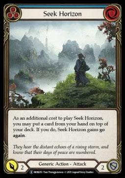 Seek Horizon (Blue) (Normal) - Monarch - Unlimited (Rare) [MON-U-MON253]