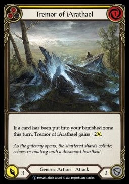 Tremor of iArathael (Yellow) (Normal) - Monarch - Unlimited (Rare) [MON-U-MON255]