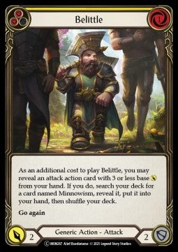 Belittle (Yellow) (Normal) - Monarch - Unlimited (Common) [MON-U-MON267]