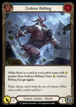 Zealous Belting (Blue) (Normal) - Monarch - Unlimited (Common) [MON-U-MON295]