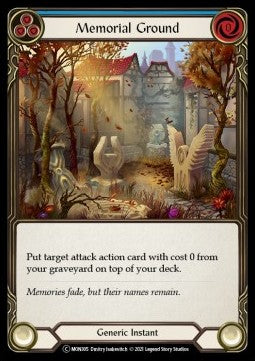 Memorial Ground (Blue) (Normal) - Monarch - Unlimited (Common) [MON-U-MON305]