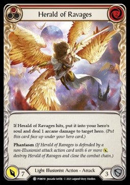 Herald of Ravages (Red) (Normal) - Monarch - Prism Blitz Deck (Common) [PSM-010]