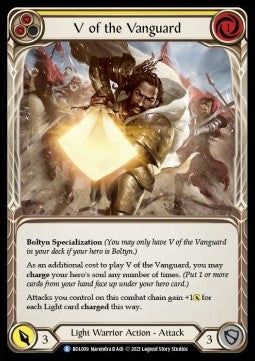 V of the Vanguard (Normal) - Monarch - Boltyn Blitz Deck (Rare) [BOL-009]