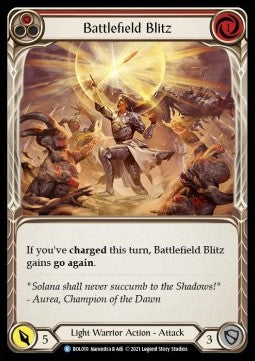Battlefield Blitz (Red) (Normal) - Monarch - Boltyn Blitz Deck (Rare) [BOL-010]