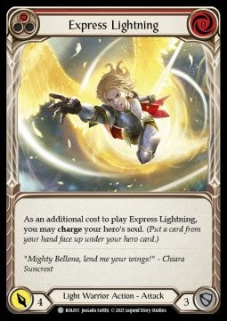 Express Lightning (Red) (Normal) - Monarch - Boltyn Blitz Deck (Common) [BOL-015]