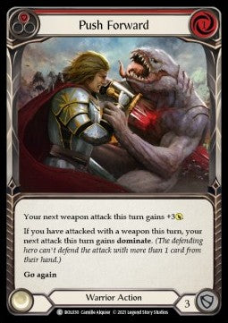 Push Forward (Red) (Normal) - Monarch - Boltyn Blitz Deck (Common) [BOL-030]
