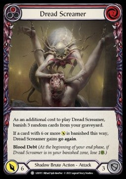 Dread Screamer (Red) (Normal) - Monarch - Levia Blitz Deck (Common) [LEV-011]