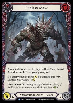 Endless Maw (Red) (Normal) - Monarch - Levia Blitz Deck (Rare) [LEV-012]