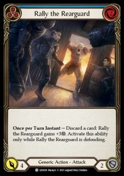 Rally the Rearguard (Blue) (Normal) - Monarch - Levia Blitz Deck (Common) [LEV-029]