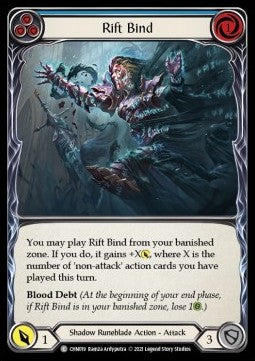 Rift Bind (Blue) (Normal) - Monarch - Chane Blitz Deck (Common) [CHN-019]