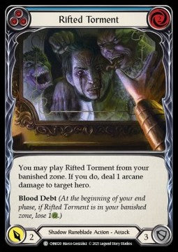 Rifted Torment (Blue) (Normal) - Monarch - Chane Blitz Deck (Common) [CHN-020]
