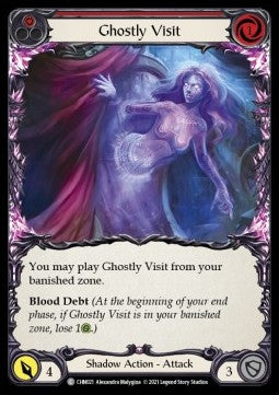 Ghostly Visit (Red) (Normal) - Monarch - Chane Blitz Deck (Common) [CHN-021]