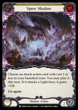 Spew Shadow (Yellow) (Normal) - Monarch - Chane Blitz Deck (Common) [CHN-024]