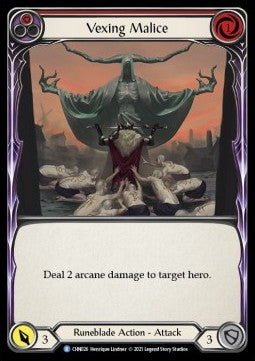 Vexing Malice (Yellow) (Normal) - Monarch - Chane Blitz Deck (Rare) [CHN-026]