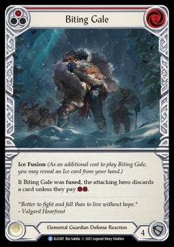 Biting Gale (Red) (Normal) - Tales of Aria - First (Rare) [ELE-F-ELE007]