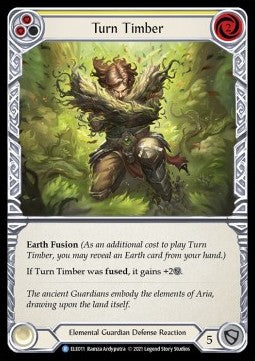 Turn Timber (Yellow) (Normal) - Tales of Aria - First (Rare) [ELE-F-ELE011]