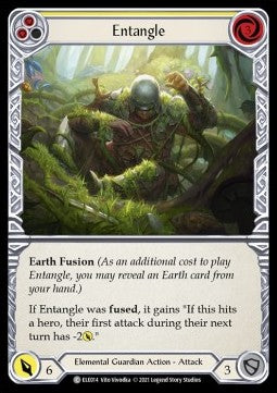 Entangle (Yellow) (Rainbow Foil) - Tales of Aria - First (Common) [ELE-F-ELE014]