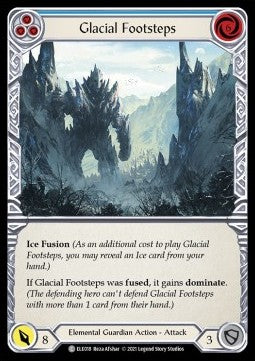 Glacial Footsteps (Blue) (Normal) - Tales of Aria - First (Common) [ELE-F-ELE018]